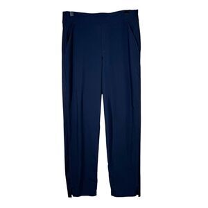 Athleta Navy Blue Brooklyn Ankle Pant Activewear Athleisure Casual Size 8 305514